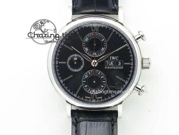 MIROTIME 0505 Pilot Chrono IW388003 Real Ceramic V6F 1:1 Best Edition On Black Nylon Strap A StreetReady 7284
